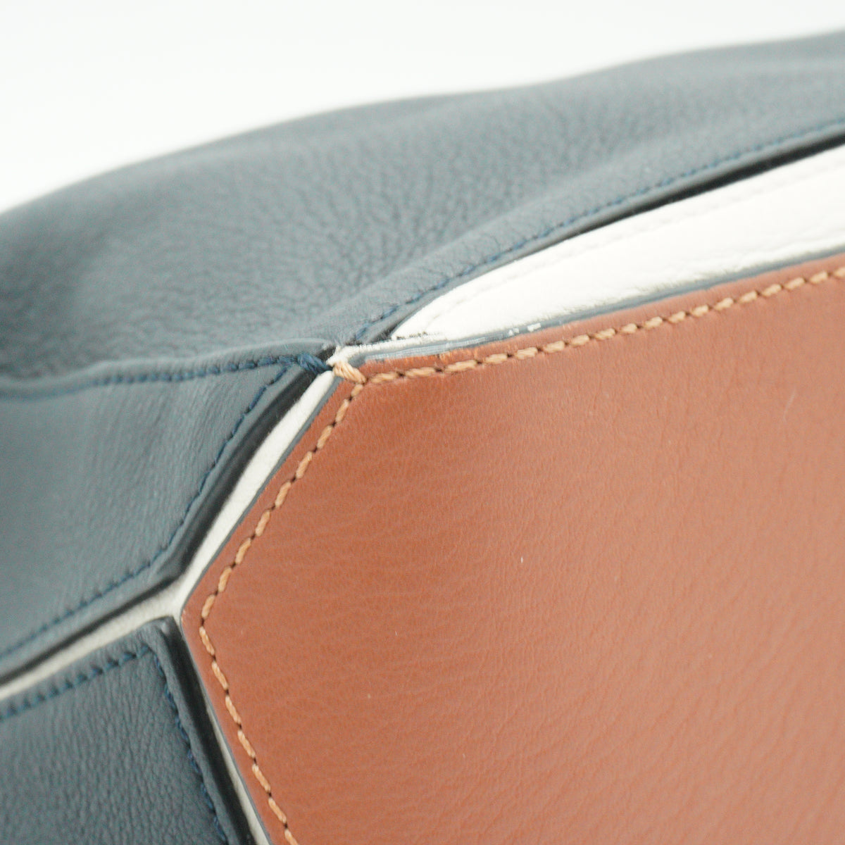 Loewe Calfskin Puzzle Small Tricolor SHW