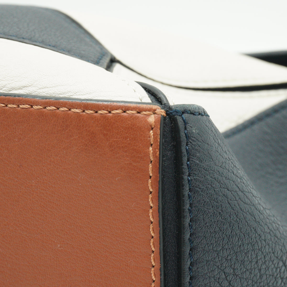 Loewe Calfskin Puzzle Small Tricolor SHW