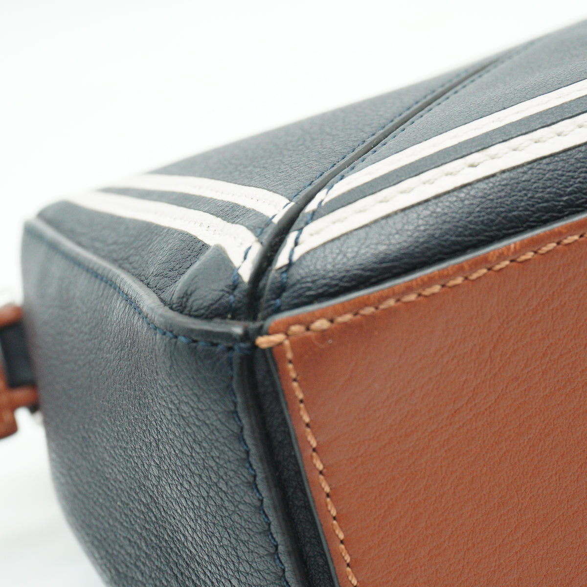Loewe Calfskin Puzzle Small Tricolor SHW