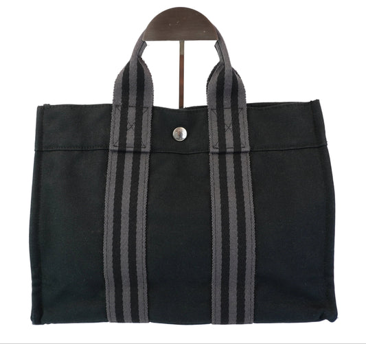Hermes Fourre Tout Tote Black