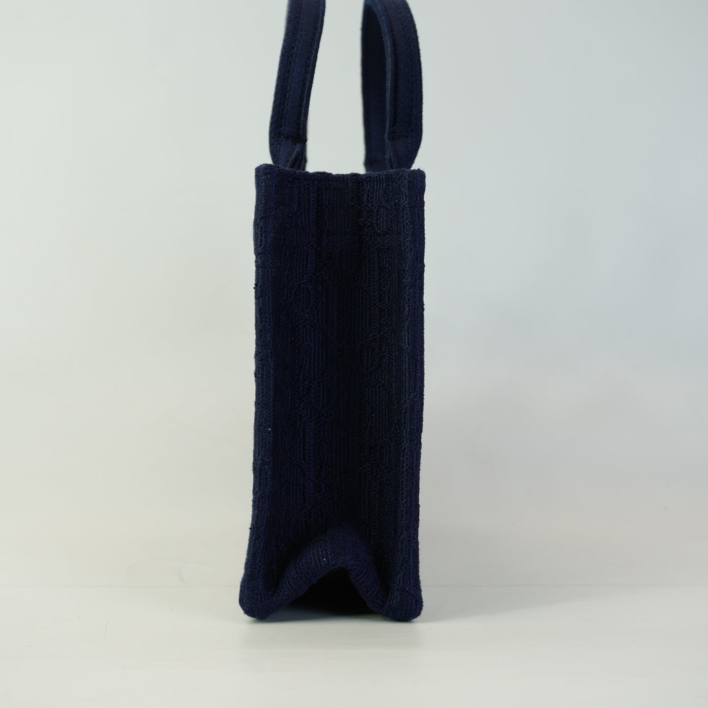 Dior	Book Tote Navy Blue Mini SHW