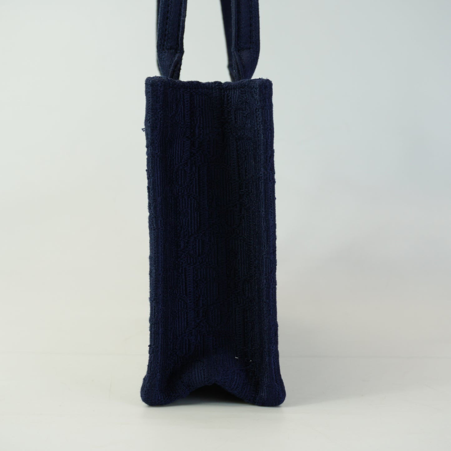 Dior	Book Tote Navy Blue Mini SHW