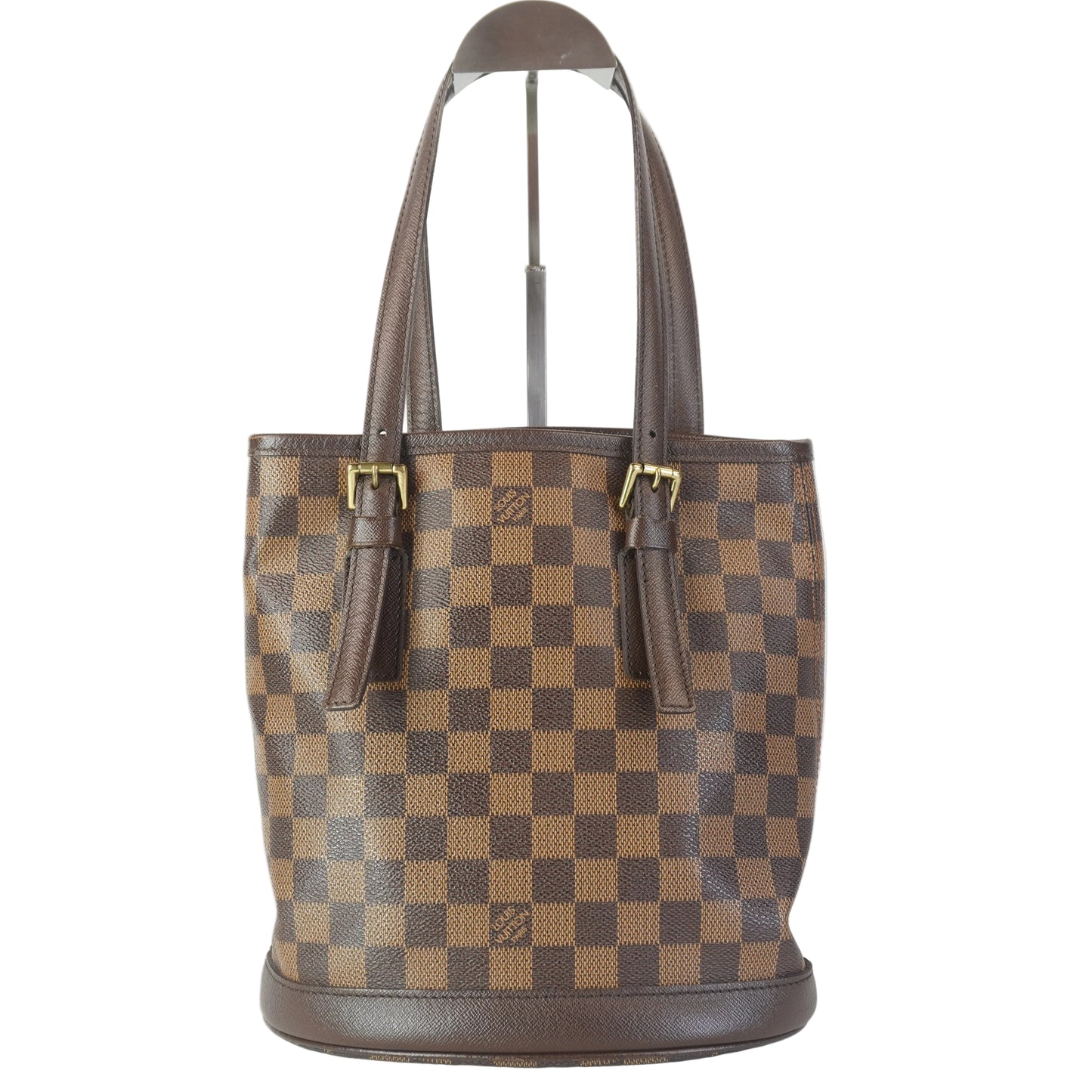 Louis Vuitton	Marais Bucket Bag Damier Ebene