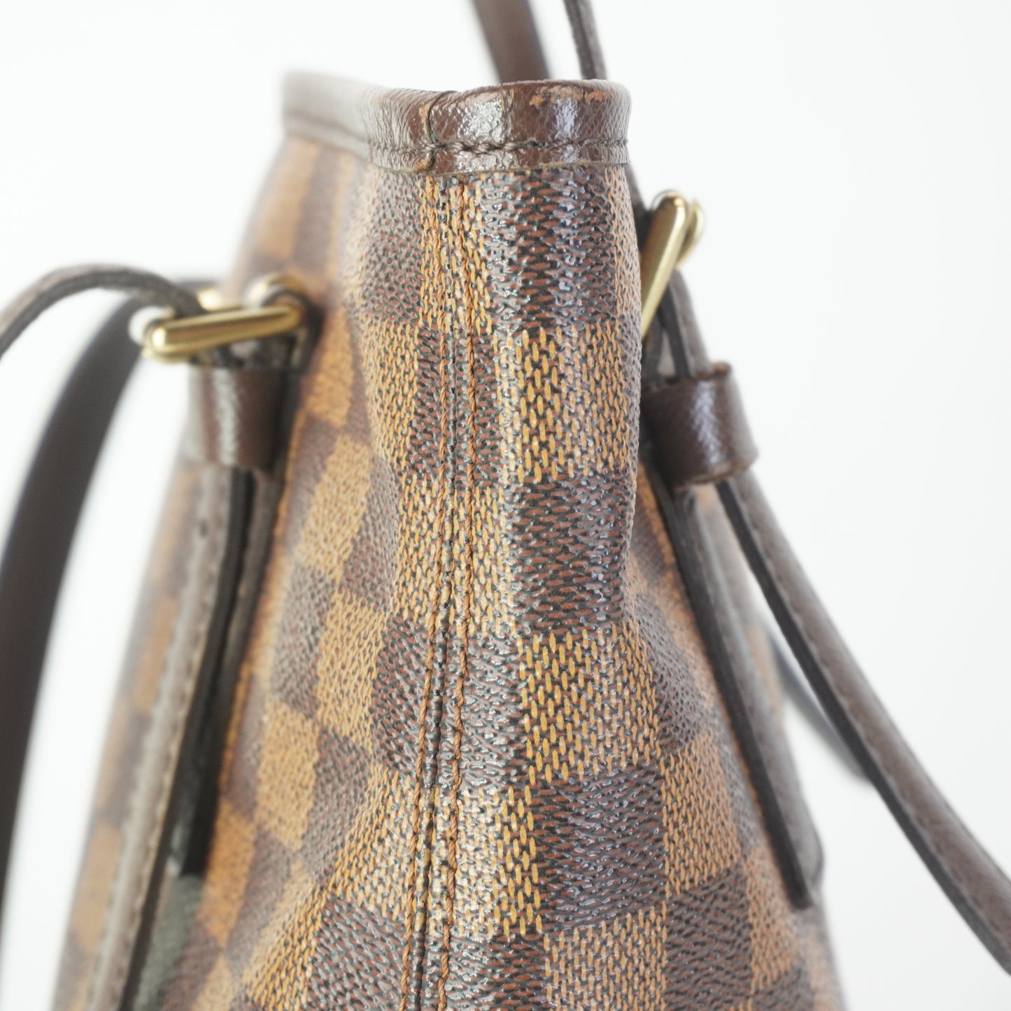 Louis Vuitton	Marais Bucket Bag Damier Ebene