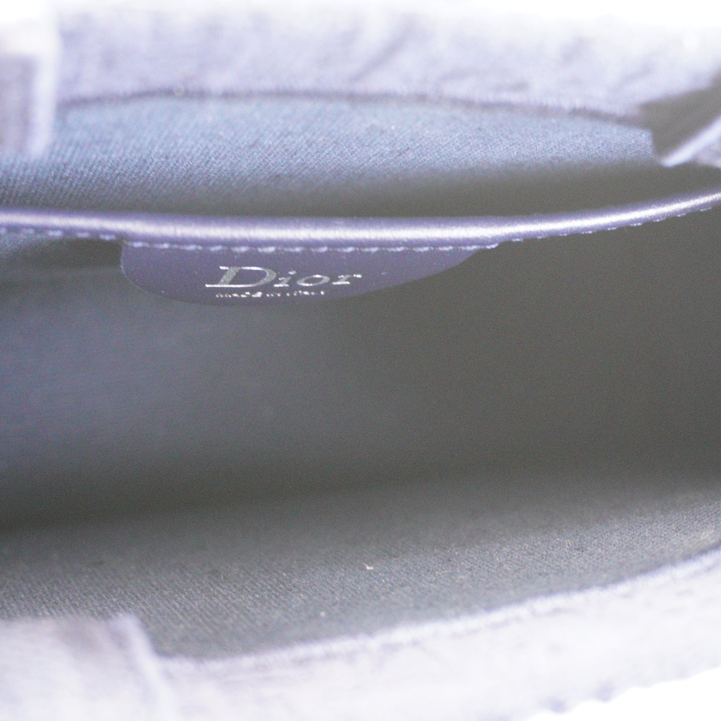 Dior	Book Tote Navy Blue Mini SHW