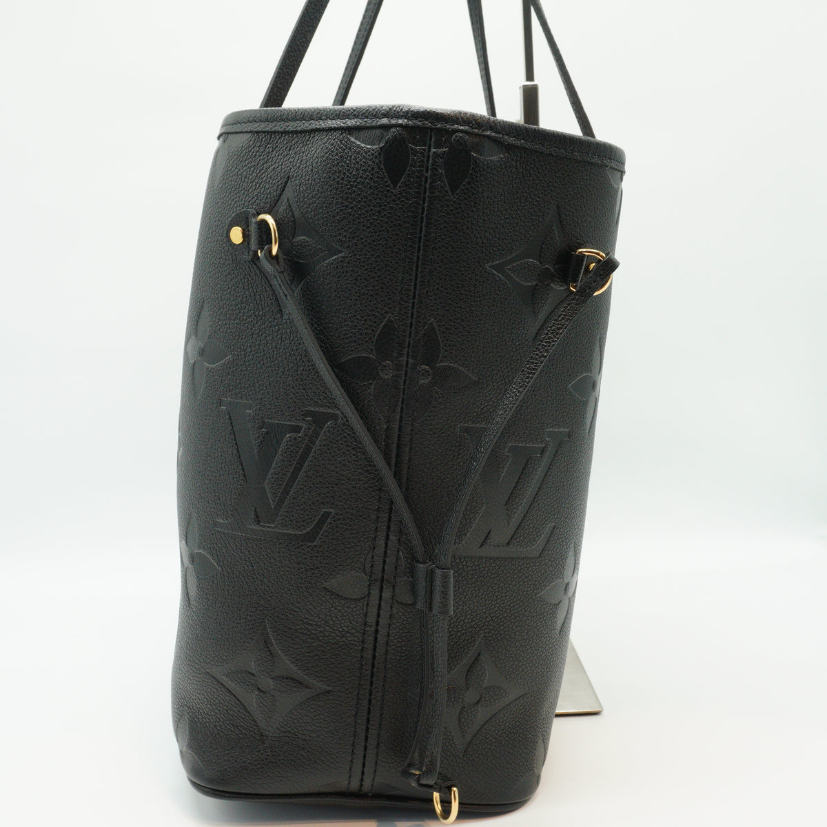 Louis Vuitton Neverfull Black Mono Empreinte GHW