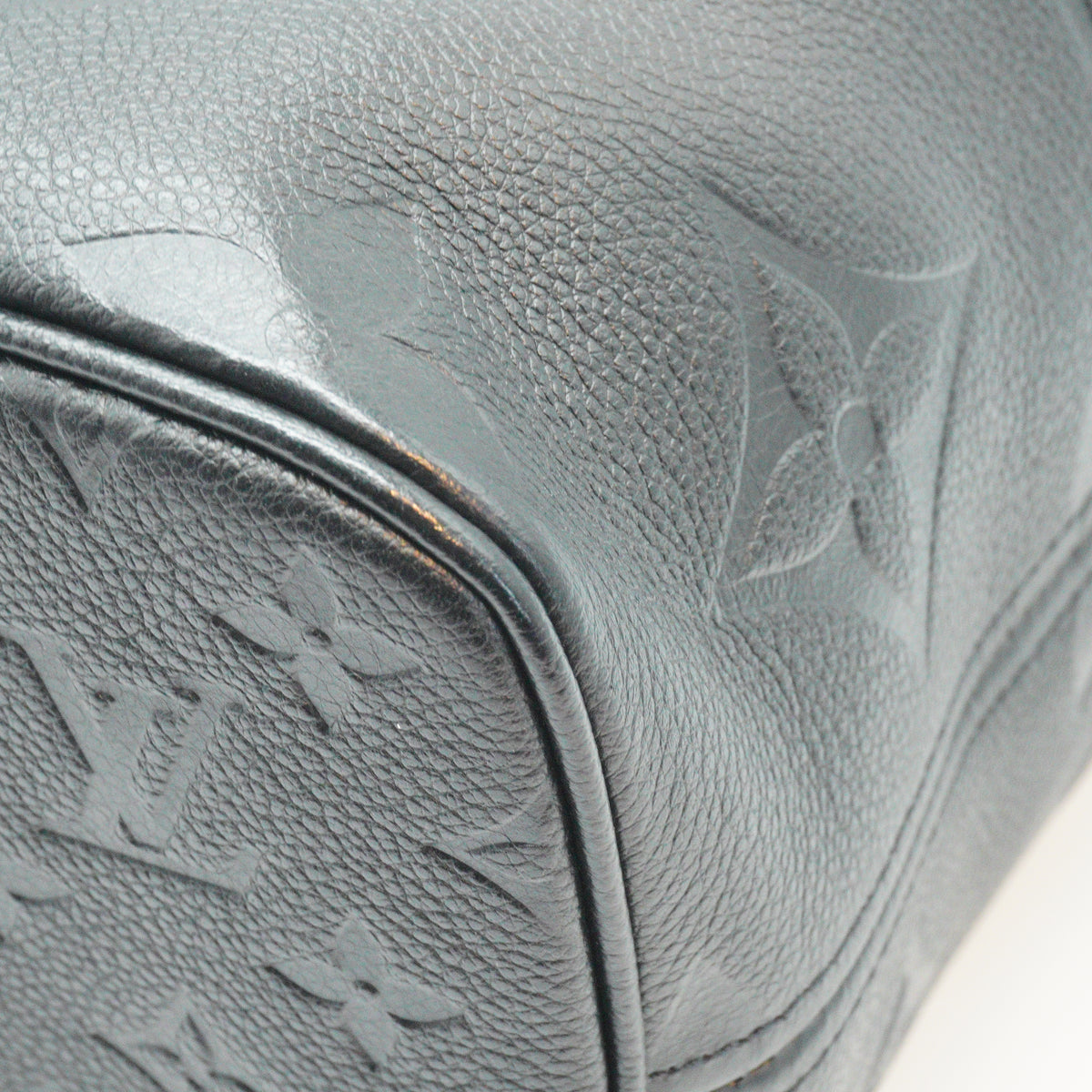 Louis Vuitton Neverfull Black Mono Empreinte GHW
