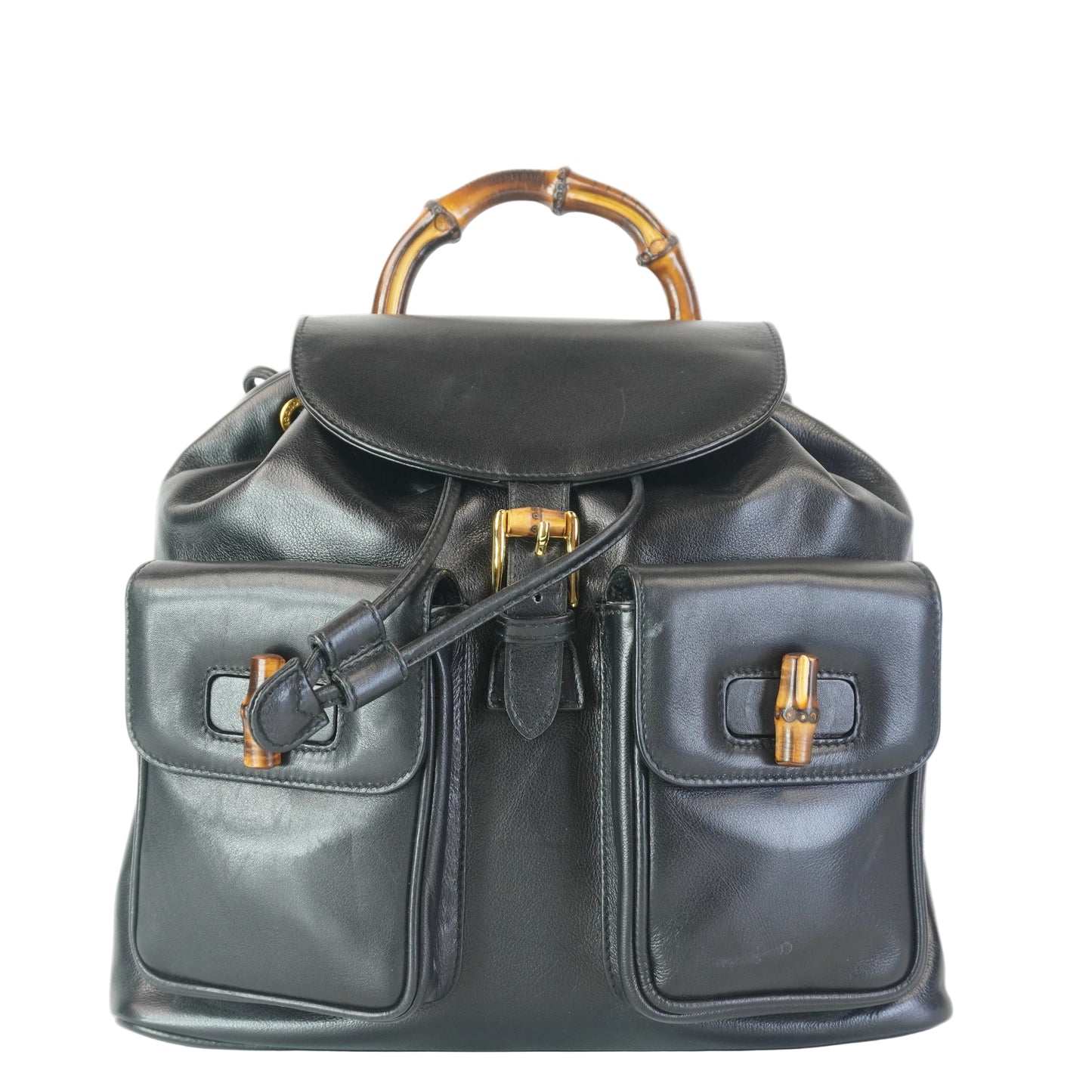 Gucci Bamboo Backpack Black