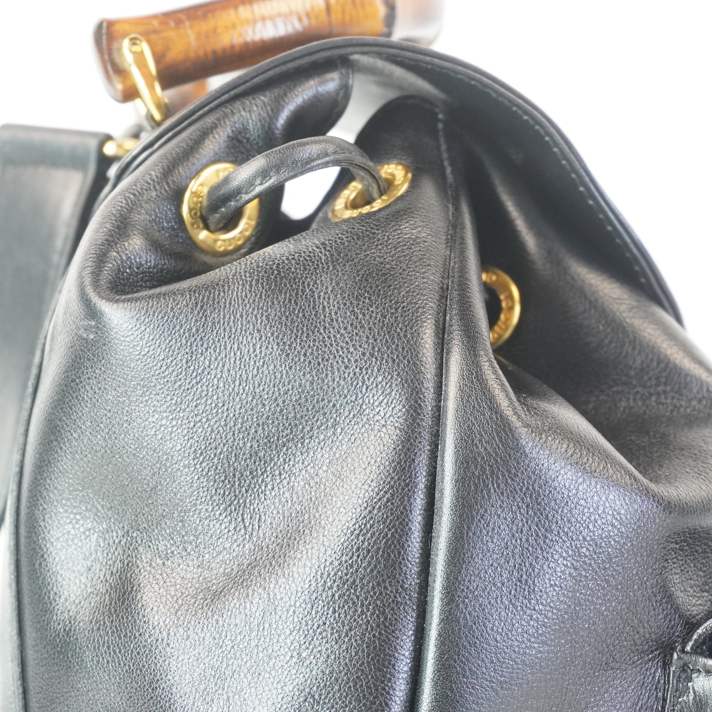 Gucci Bamboo Backpack Black