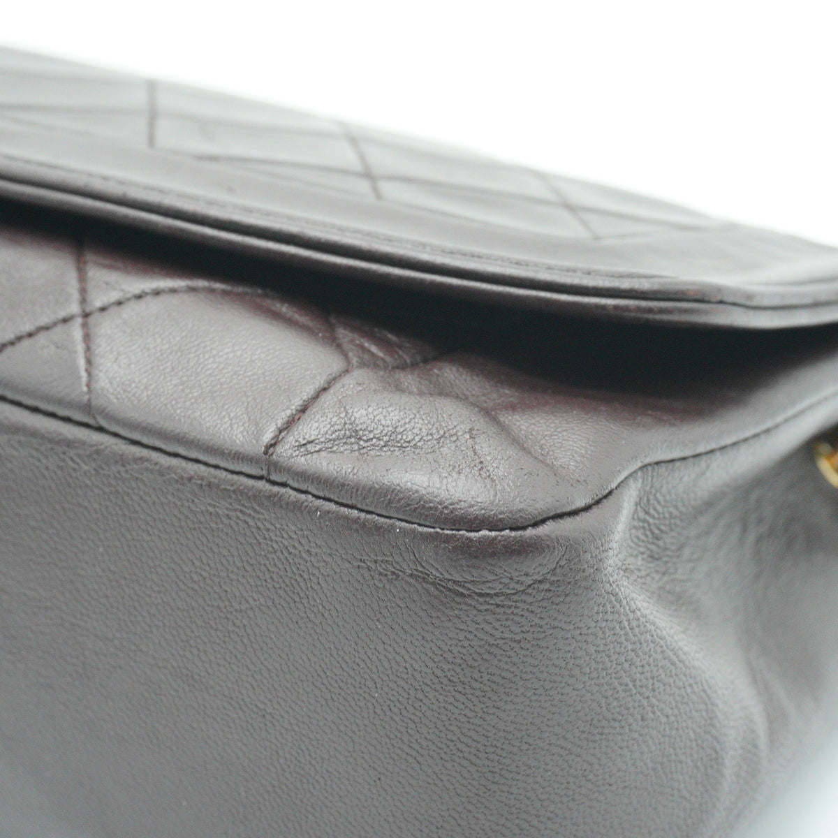 Chanel	Diana Flap Shoulder Bag Brown GHW