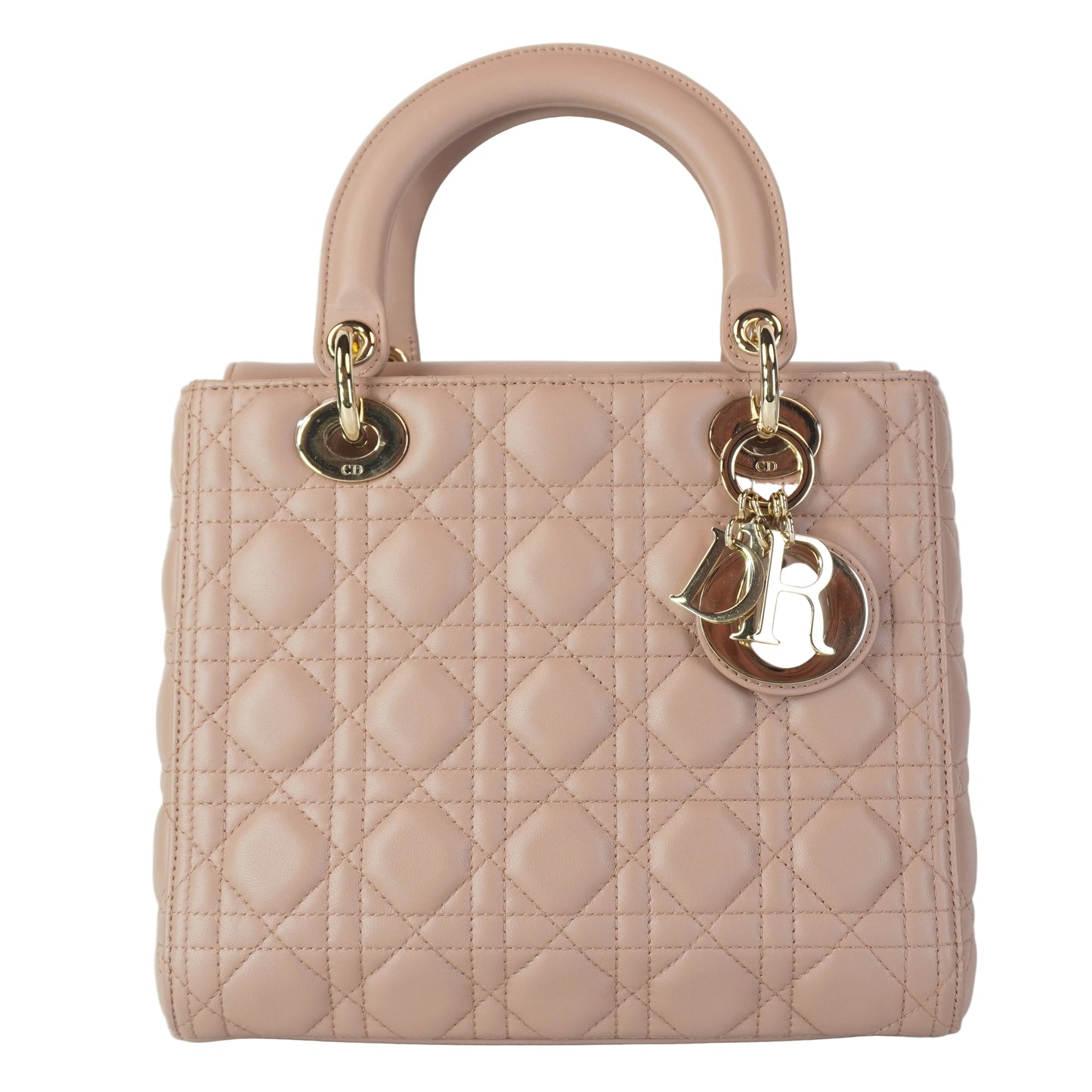 Dior	Lady Dior Medium Pink GHW Small