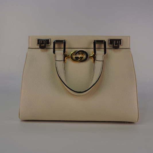 Gucci Zumi Tote White