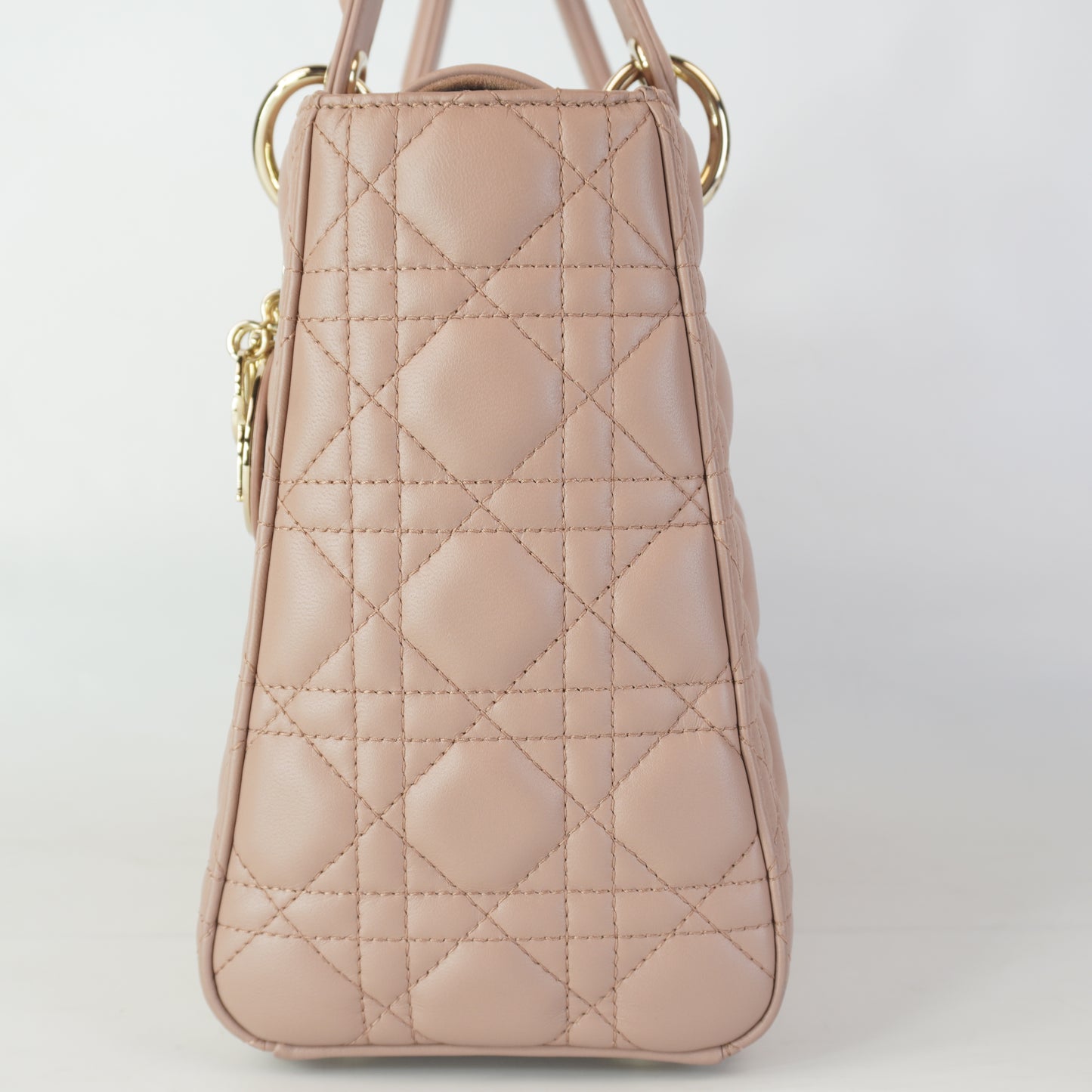 Dior	Lady Dior Medium Pink GHW Small