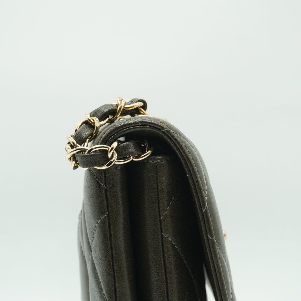 Chanel	Trendy CC Flap Lambskin Small Olive Green GHW