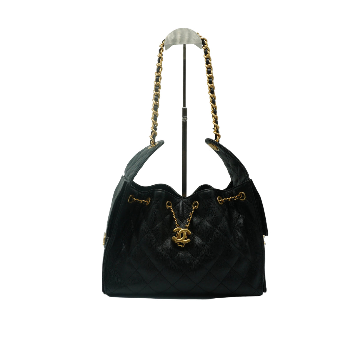Chanel 25 Handbag Black GHW