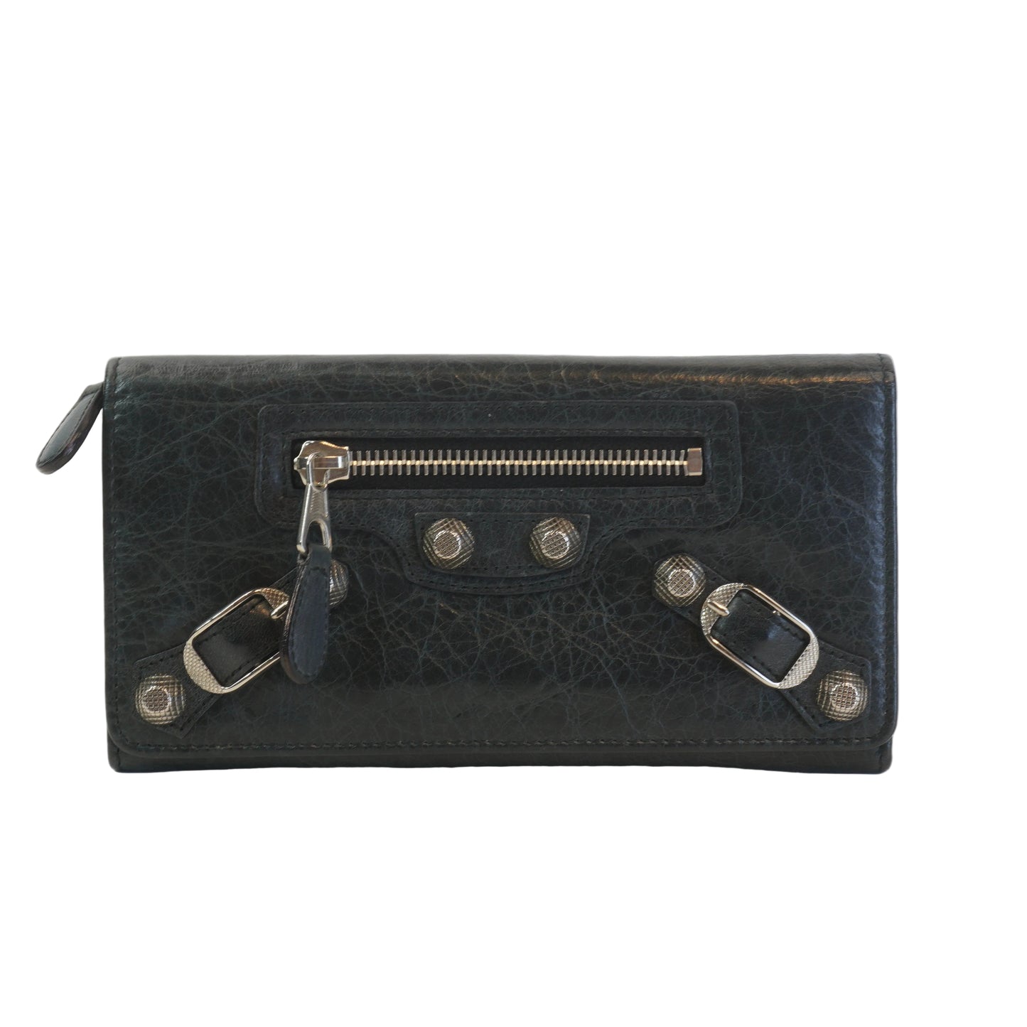 Balenciaga Giant 12 Money Wallet Black