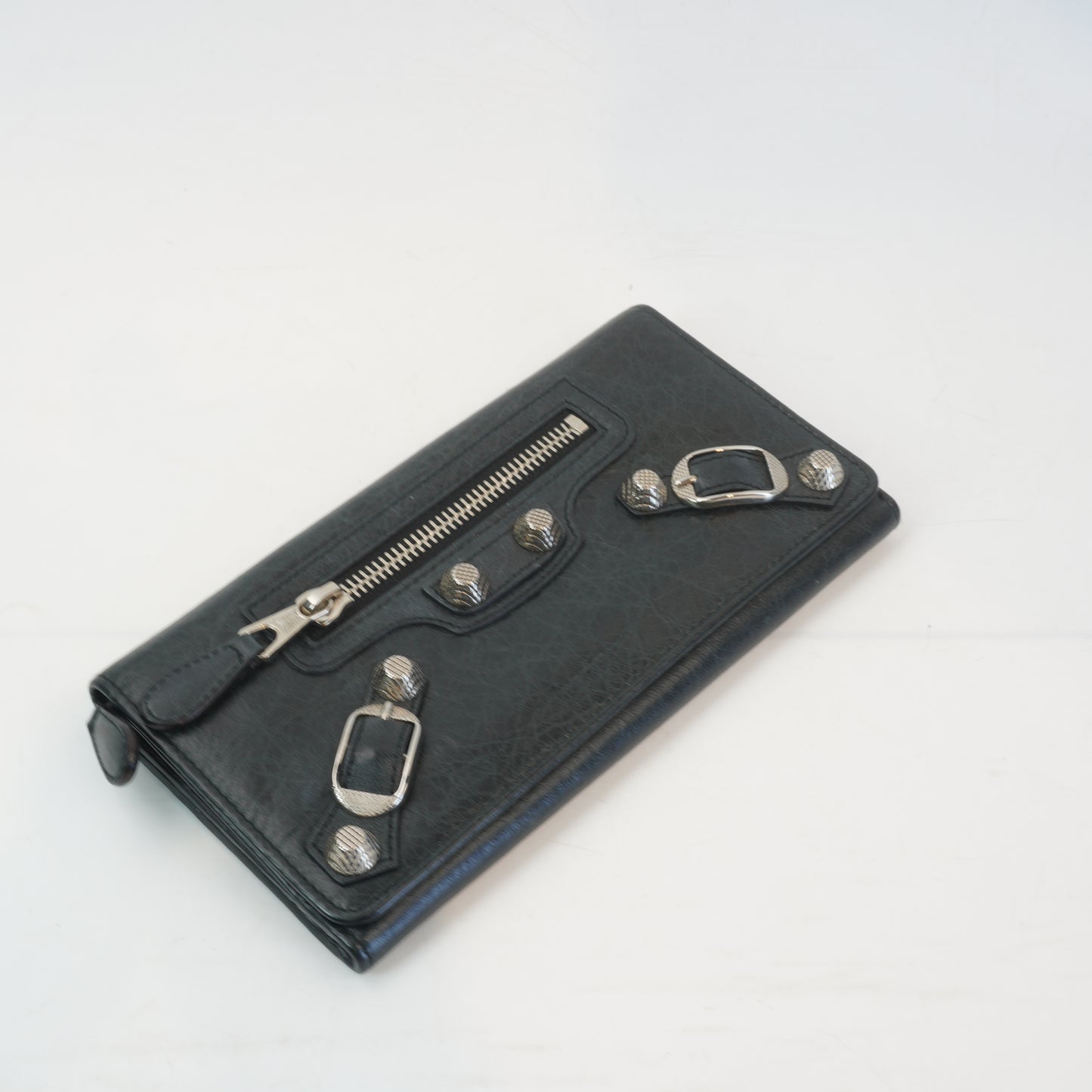 Balenciaga Giant 12 Money Wallet Black