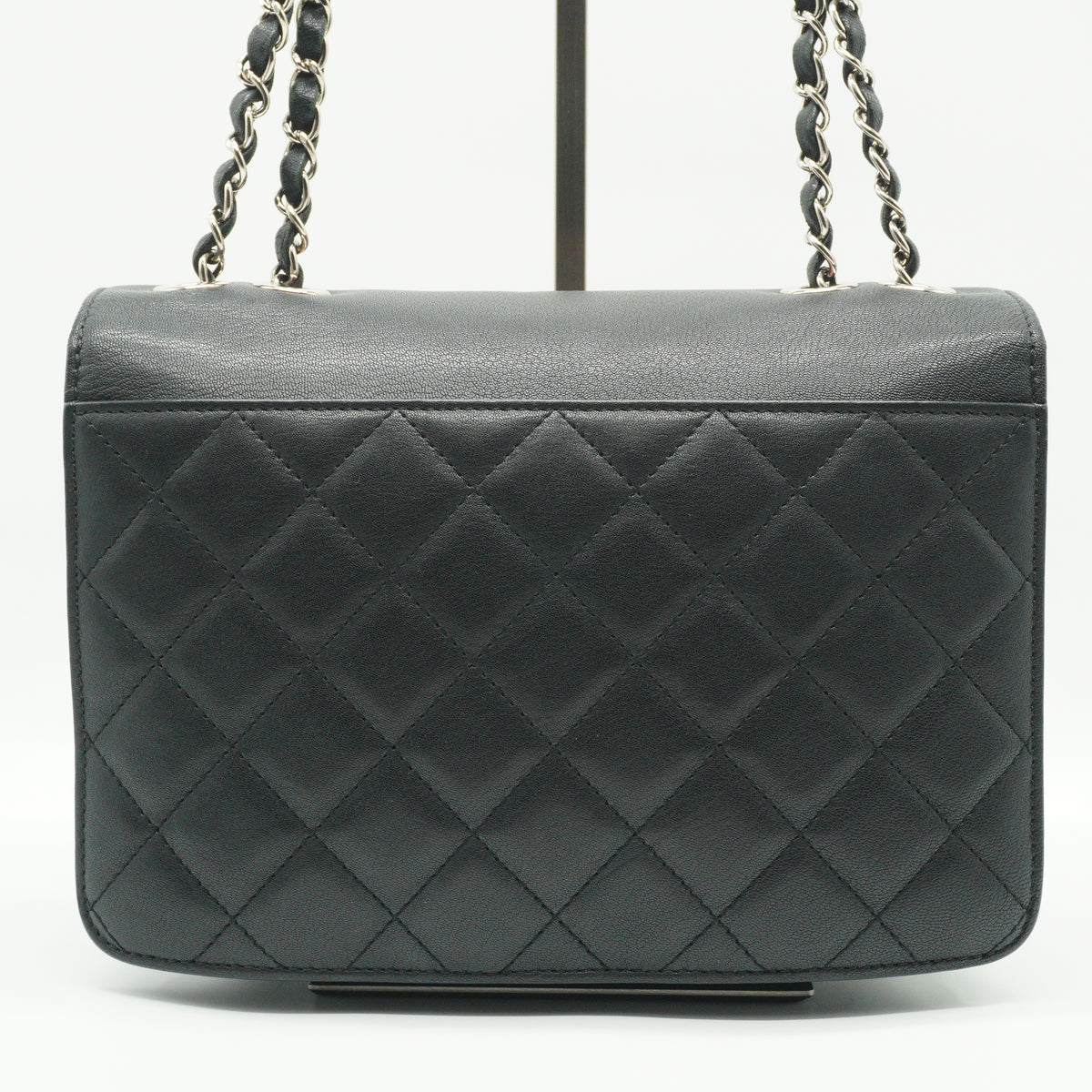 Chanel Urban Companion Flap Lambskin Medium Black SHW
