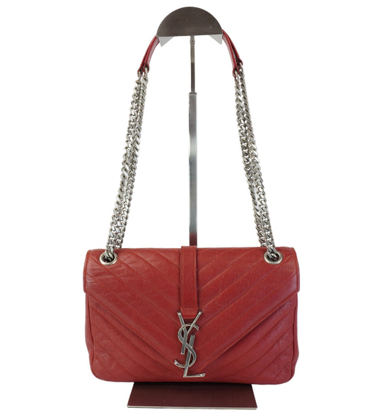 YSL	College Red Bag