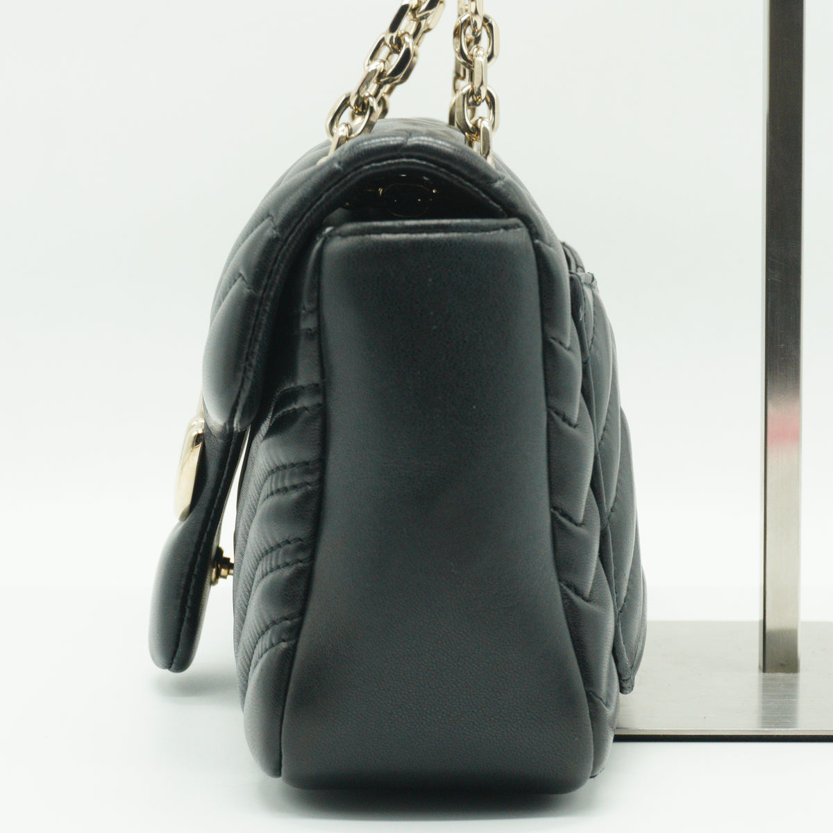 Gucci GG Marmont Black GHW Small
