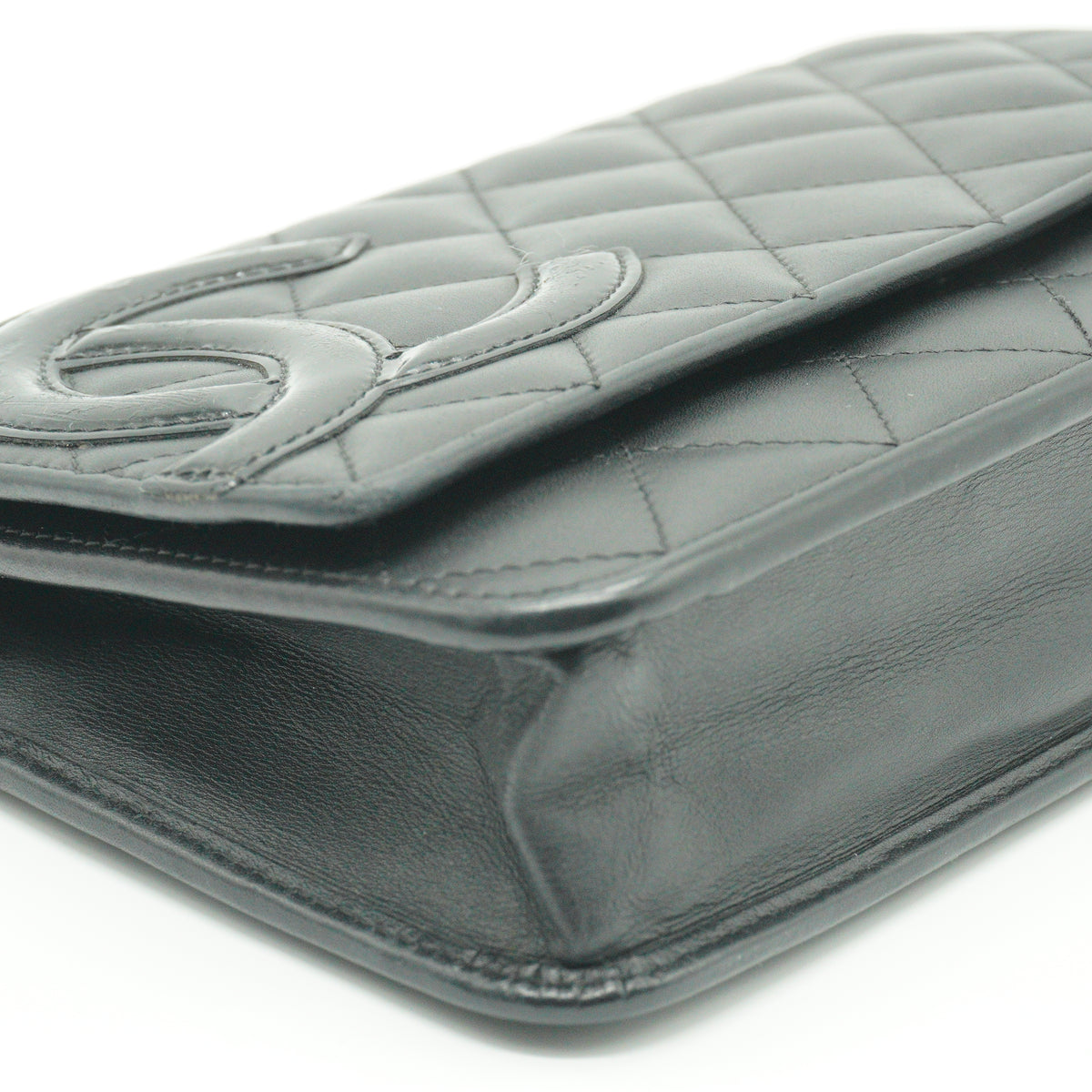 Chanel Cambon Ligne WOC Lambskin Black SHW