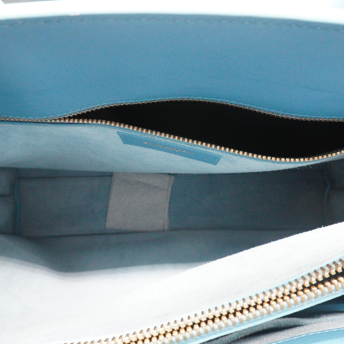 YSL Sac de Jour Medium Premium Calfskin Light Blue GHW