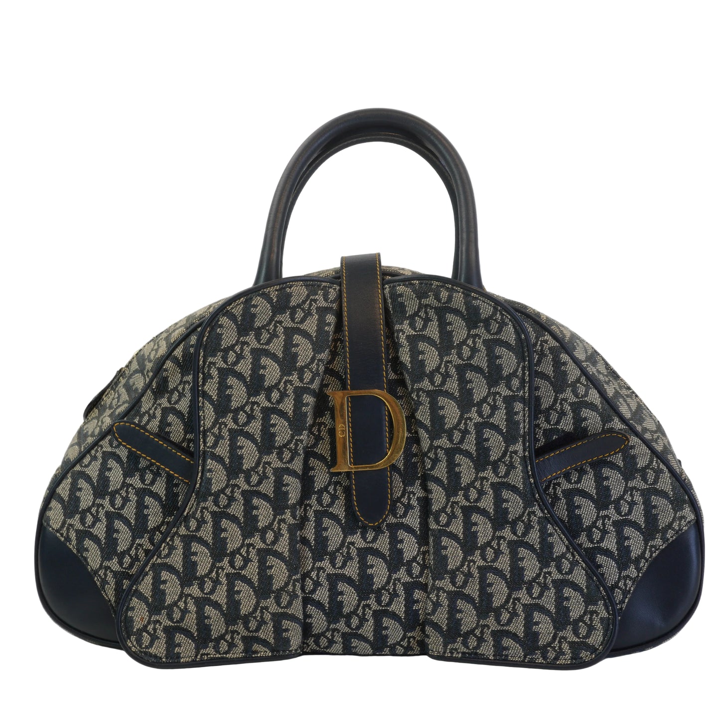 Dior	Trotter Double Saddle Bowler Bag GHW Large
