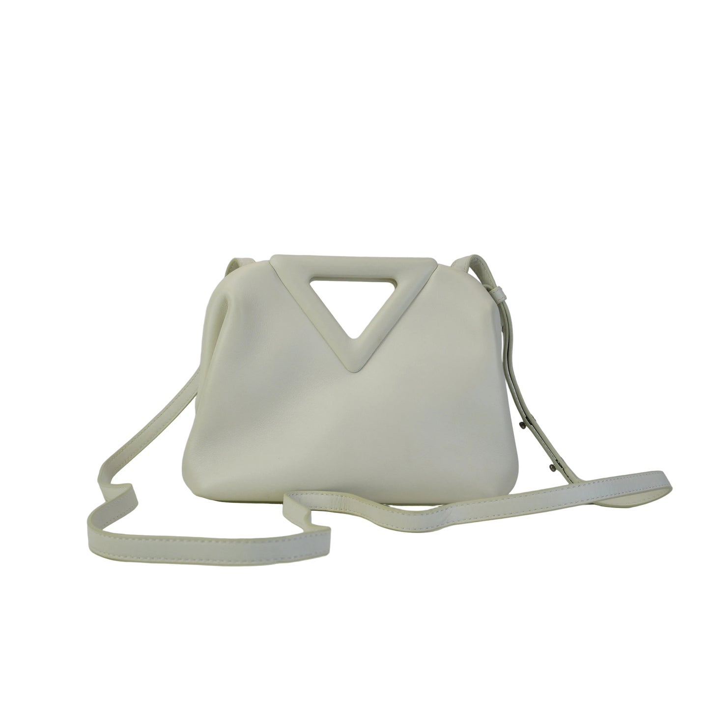 Bottega Veneta	The Point Bag Nappa Leather White SHW