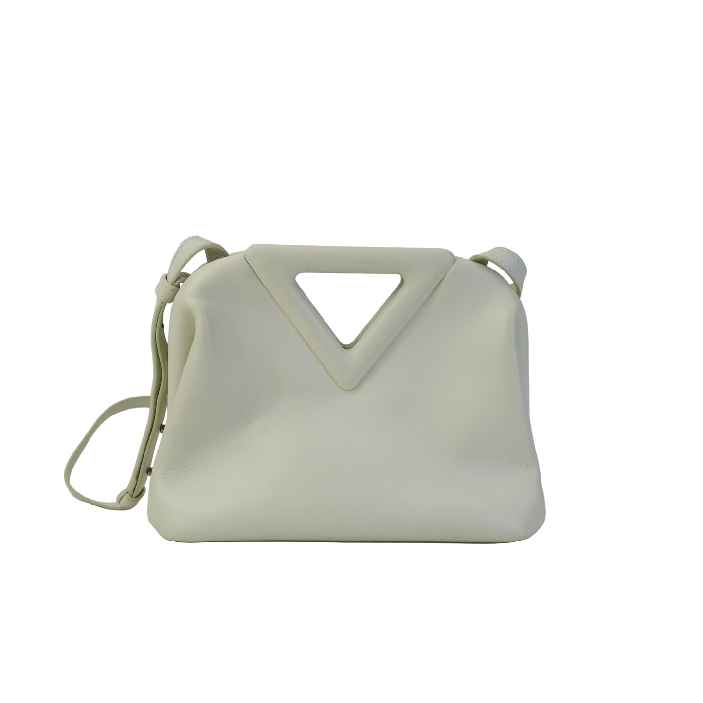 Bottega Veneta	The Point Bag Nappa Leather White SHW