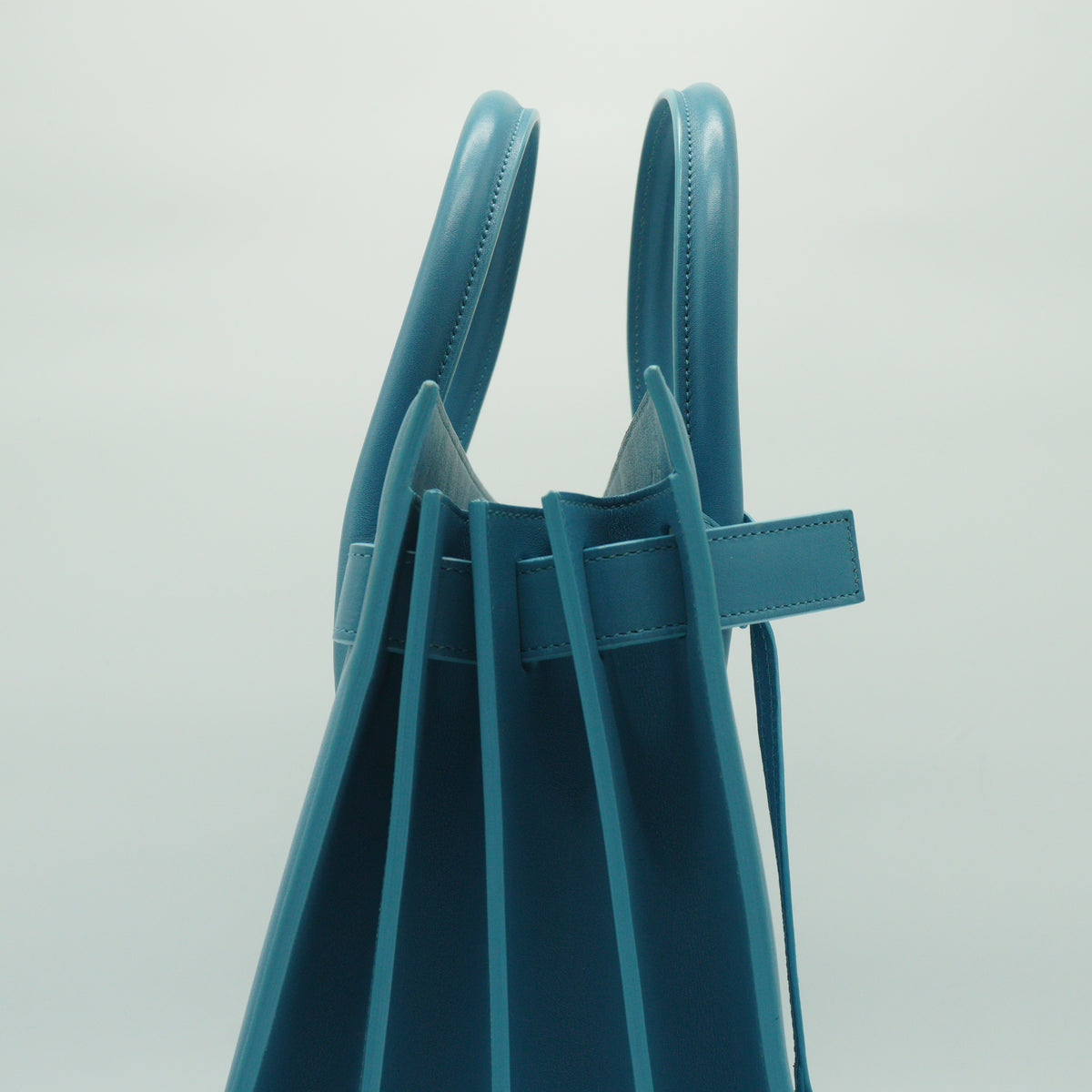 YSL Sac de Jour Medium Premium Calfskin Light Blue GHW