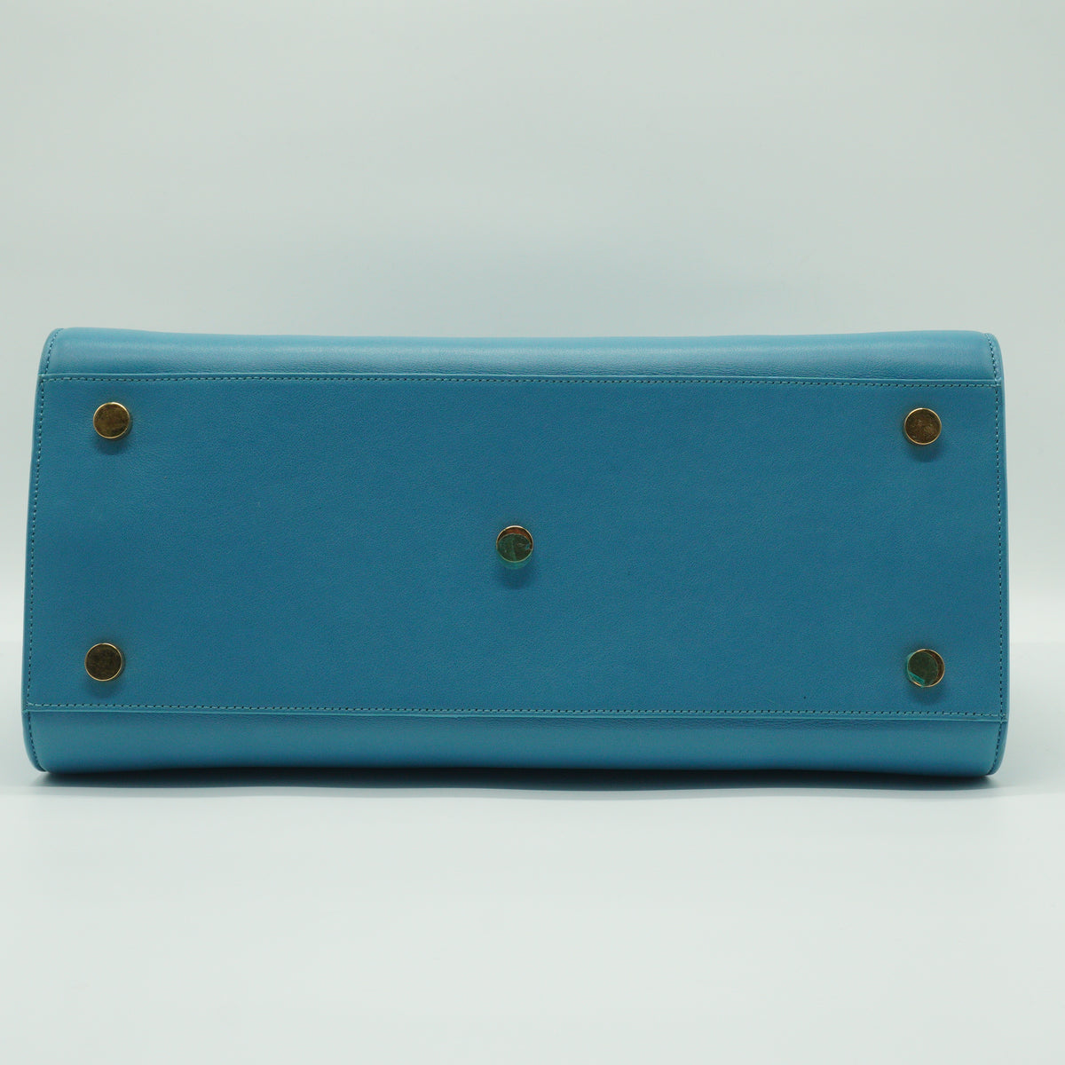 YSL Sac de Jour Medium Premium Calfskin Light Blue GHW