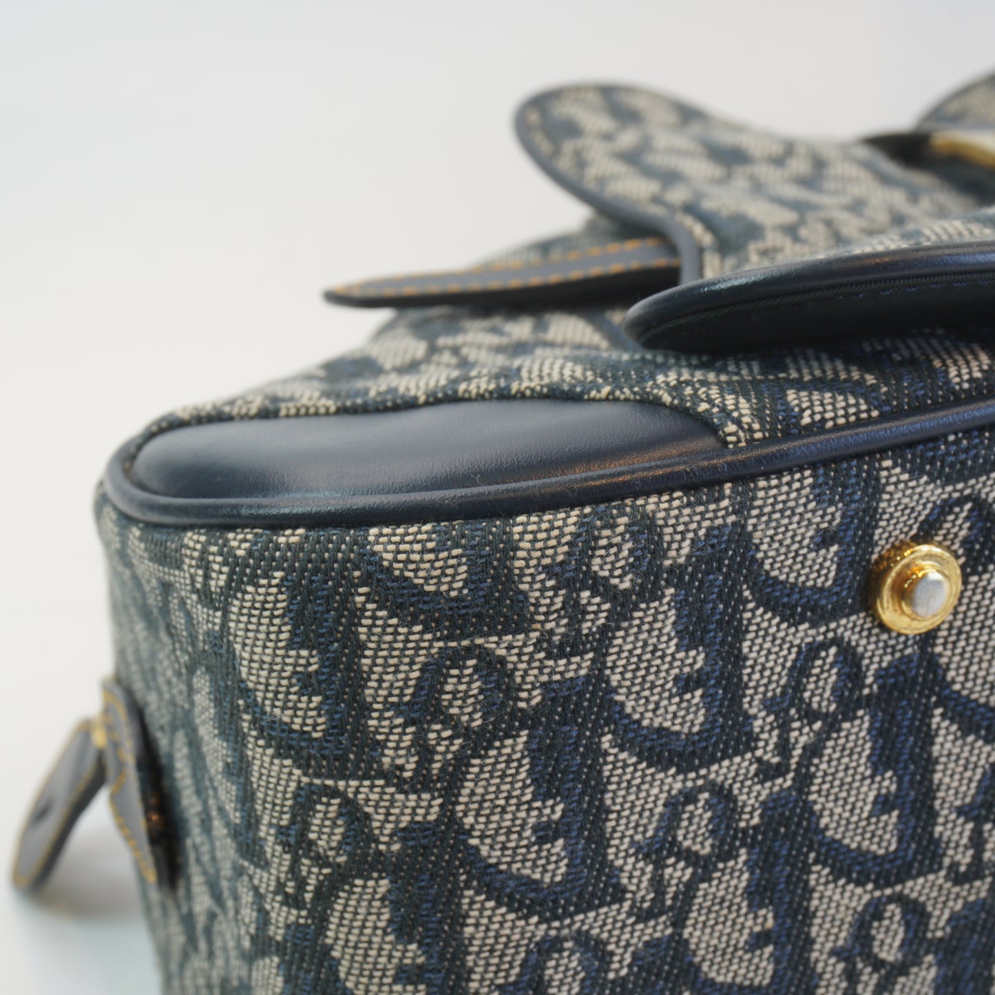 Dior	Trotter Double Saddle Bowler Bag GHW Large