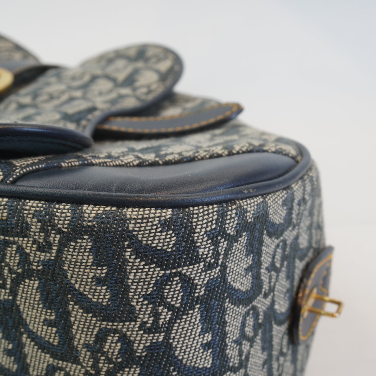 Dior	Trotter Double Saddle Bowler Bag GHW Large
