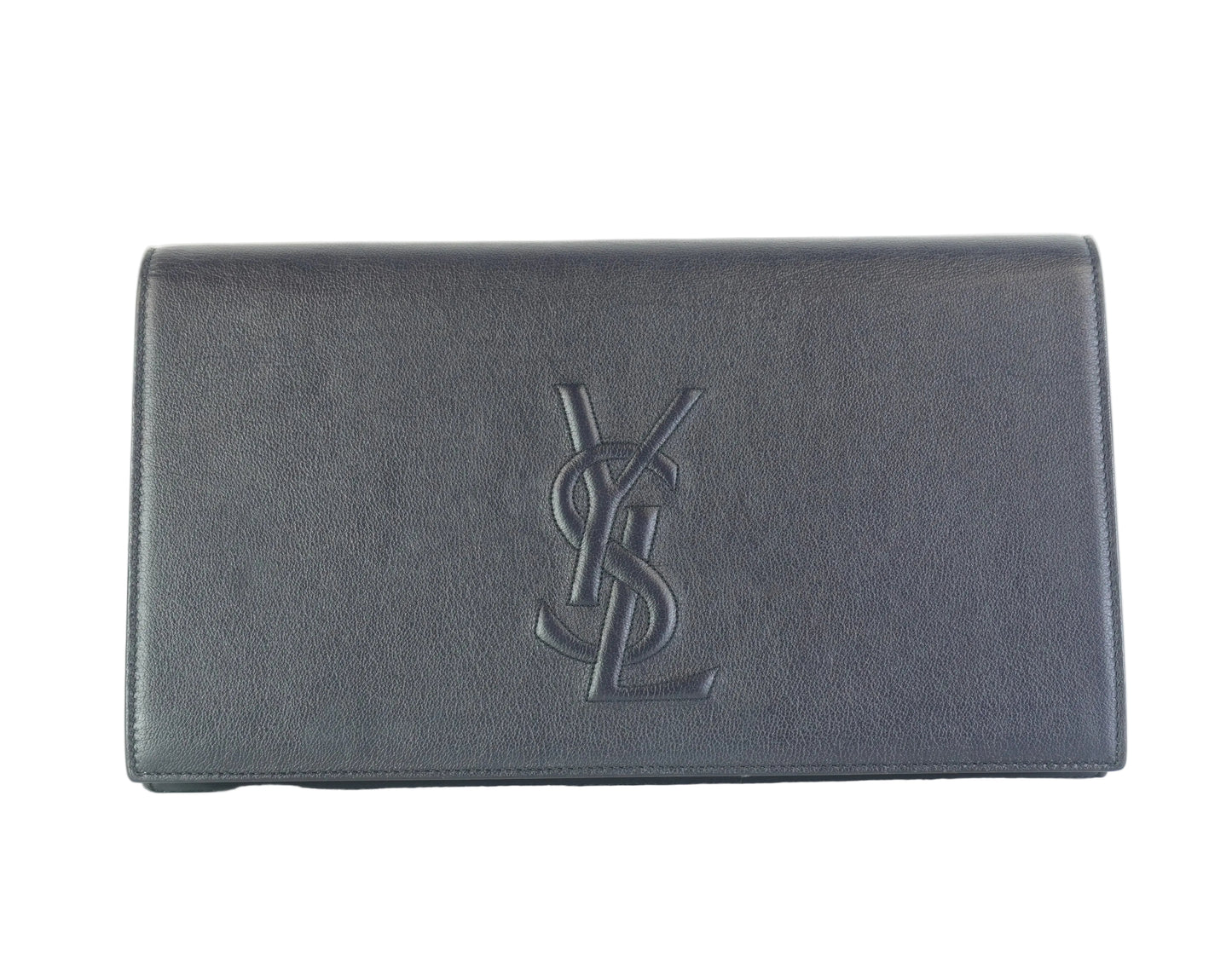 YSL	Belle de Jour Clutch Navy Blue