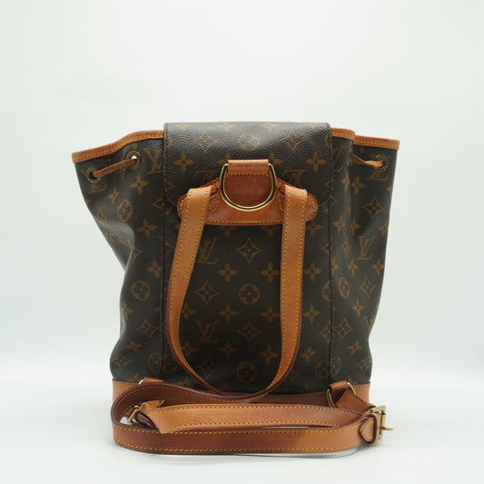 Louis Vuitton Montsouris Backpack Medium Monogram Canvas Brown GHW