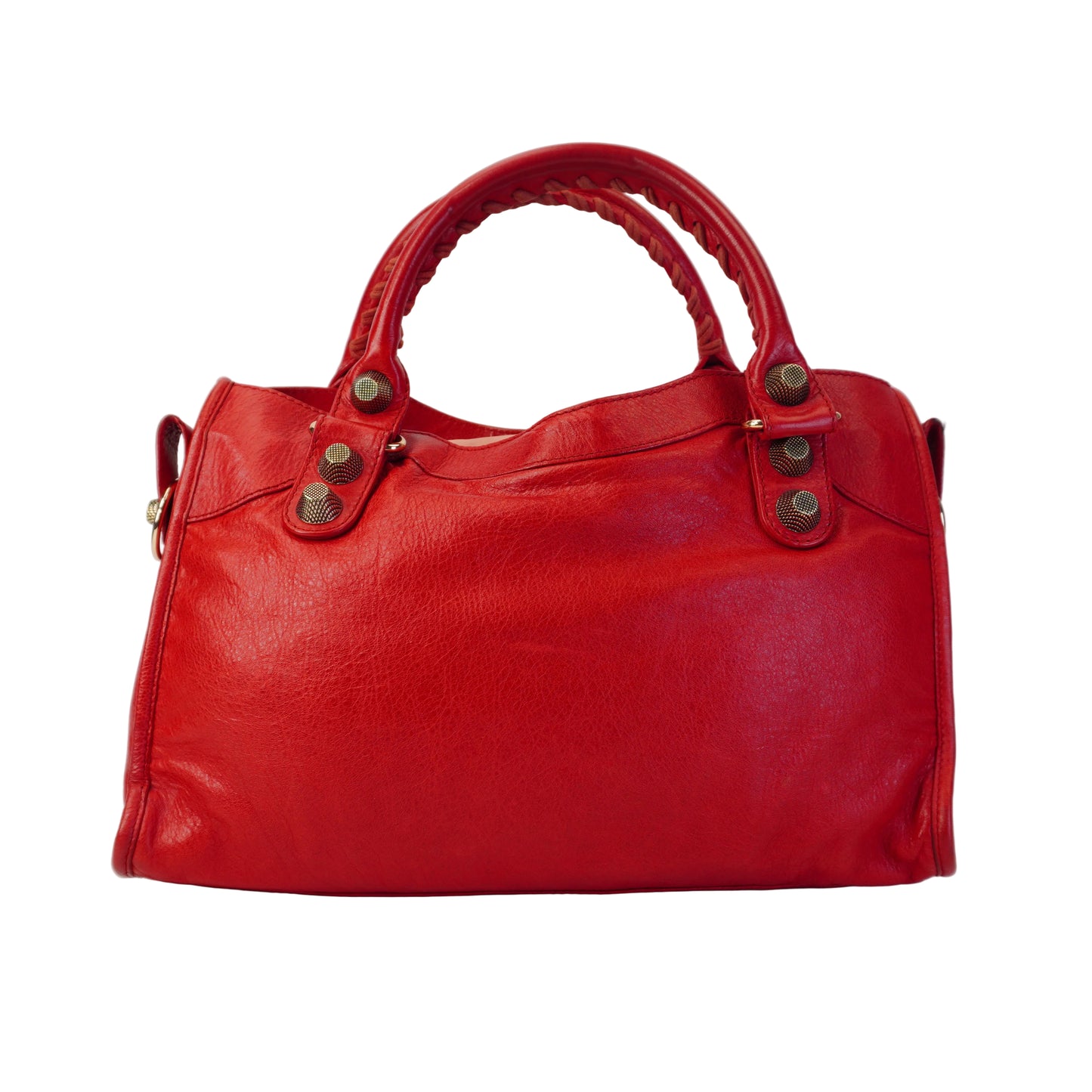 Balenciaga Giant 21 Large Lambskin Red GHW