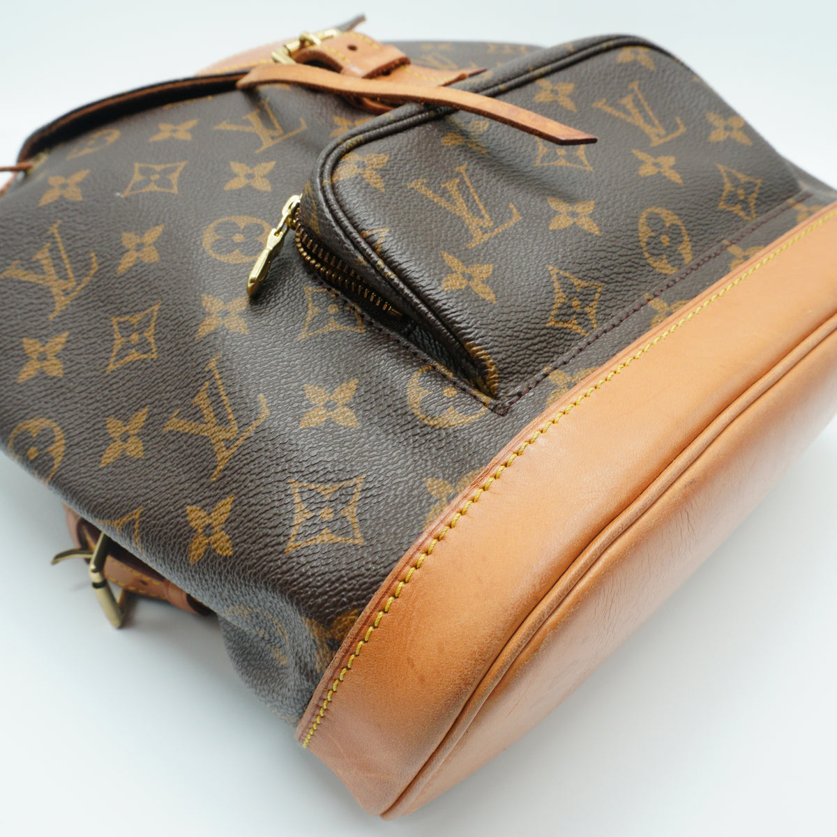 Louis Vuitton Montsouris Backpack Medium Monogram Canvas Brown GHW