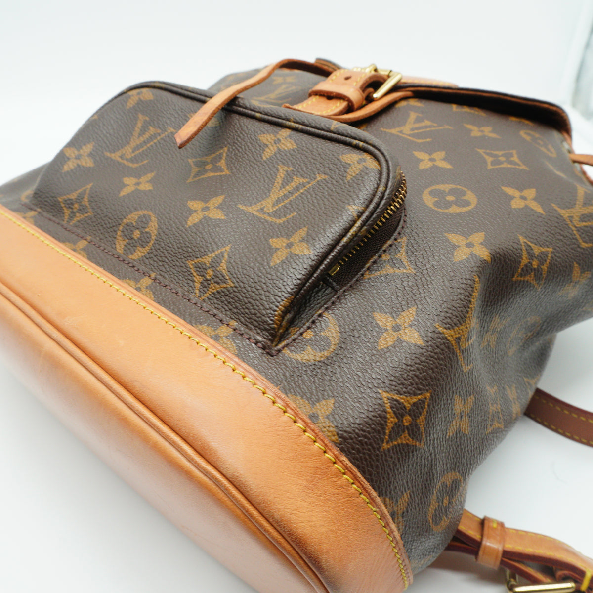 Louis Vuitton Montsouris Backpack Medium Monogram Canvas Brown GHW