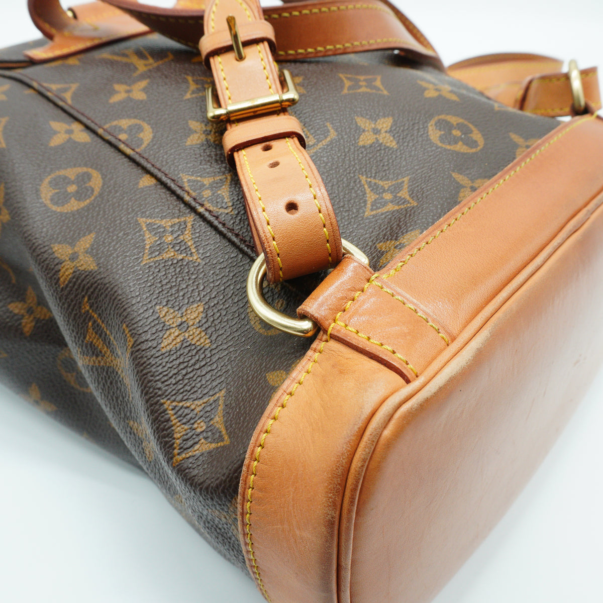 Louis Vuitton Montsouris Backpack Medium Monogram Canvas Brown GHW