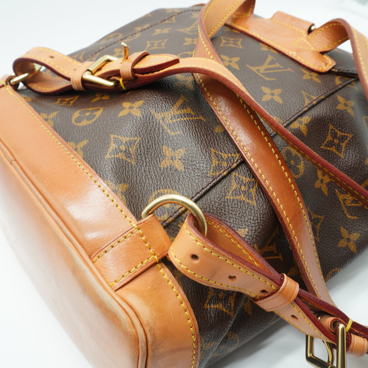 Louis Vuitton Montsouris Backpack Medium Monogram Canvas Brown GHW