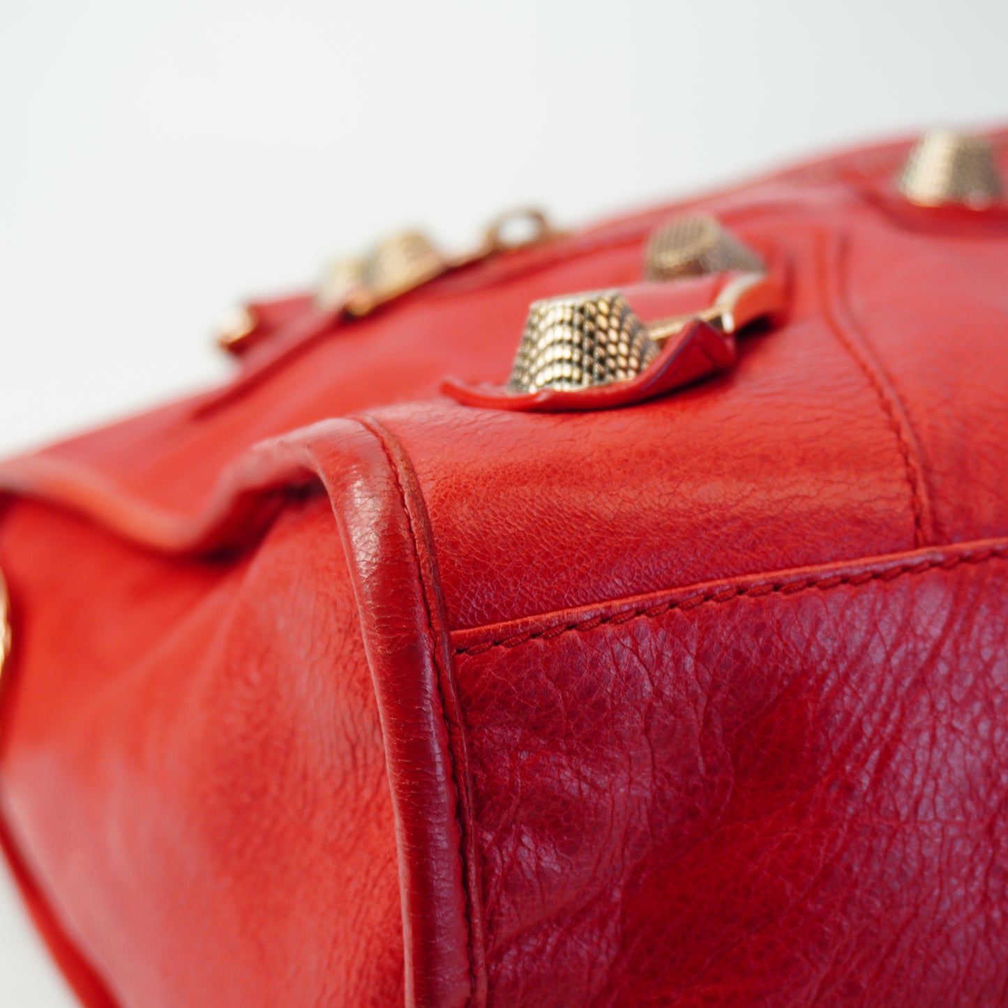 Balenciaga Giant 21 Large Lambskin Red GHW