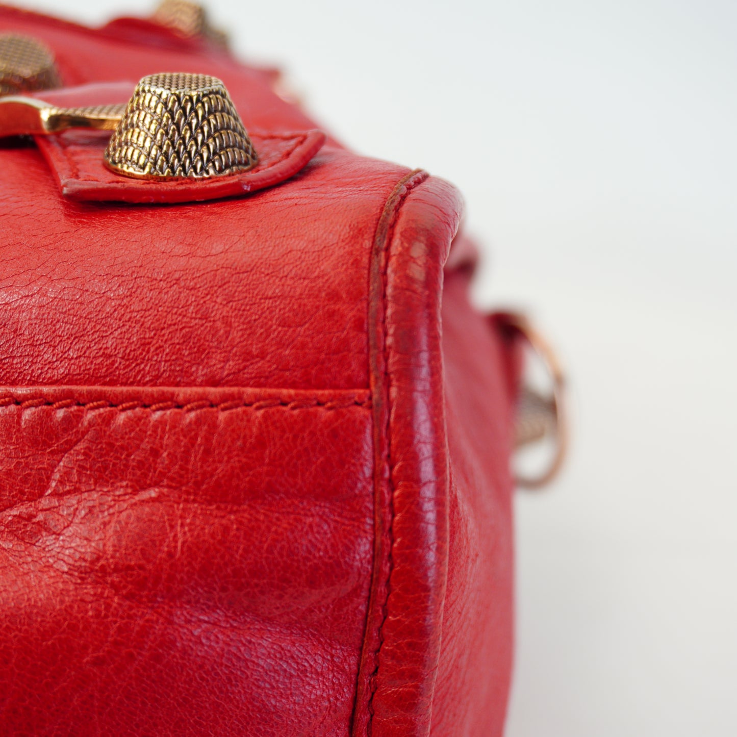 Balenciaga Giant 21 Large Lambskin Red GHW