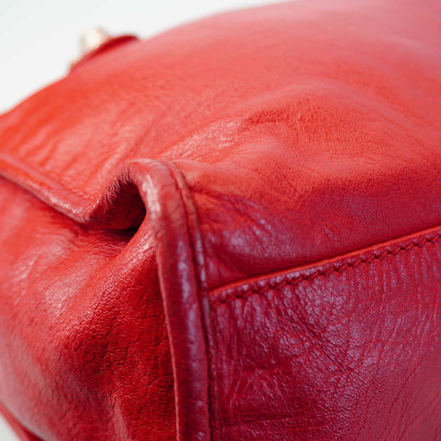 Balenciaga Giant 21 Large Lambskin Red GHW