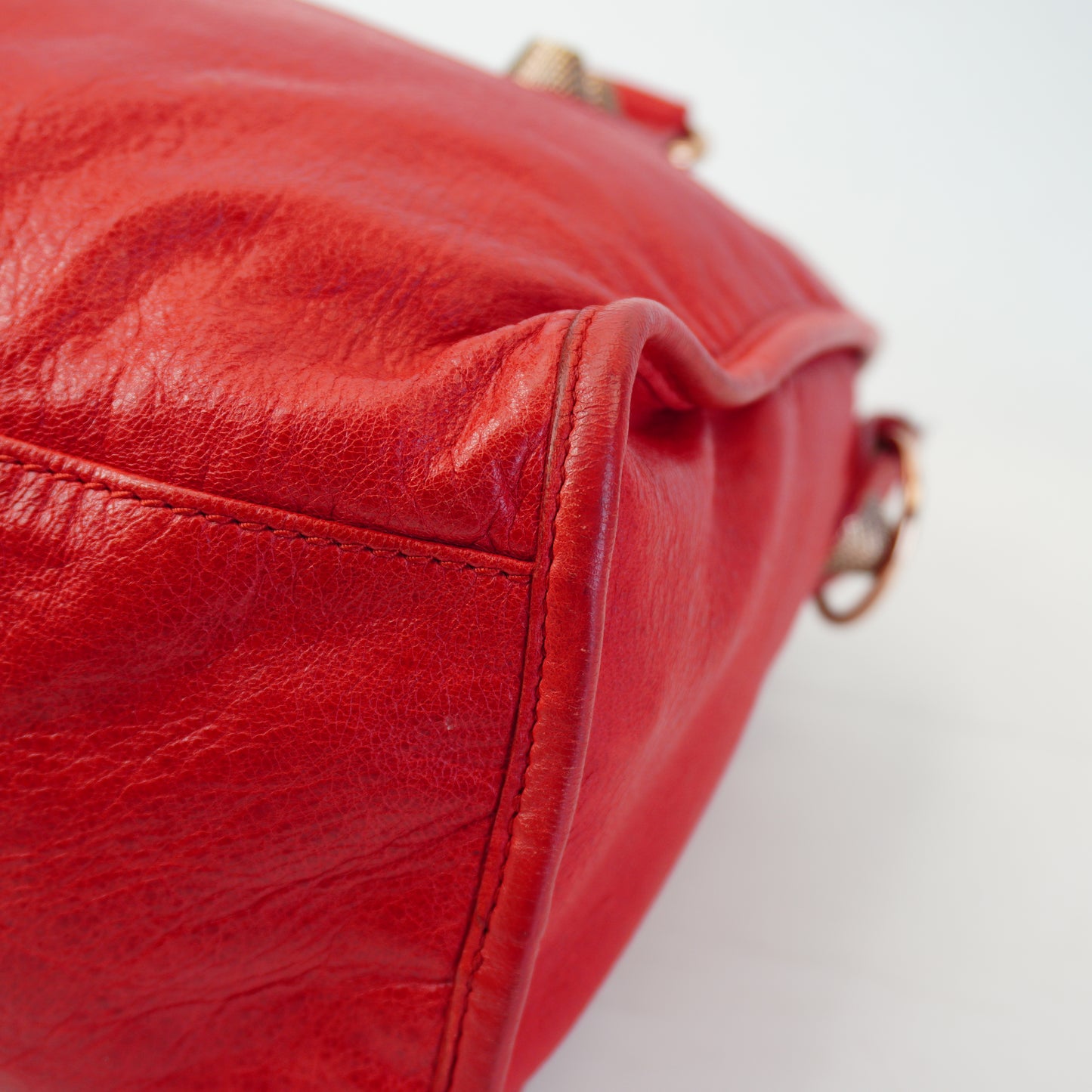 Balenciaga Giant 21 Large Lambskin Red GHW
