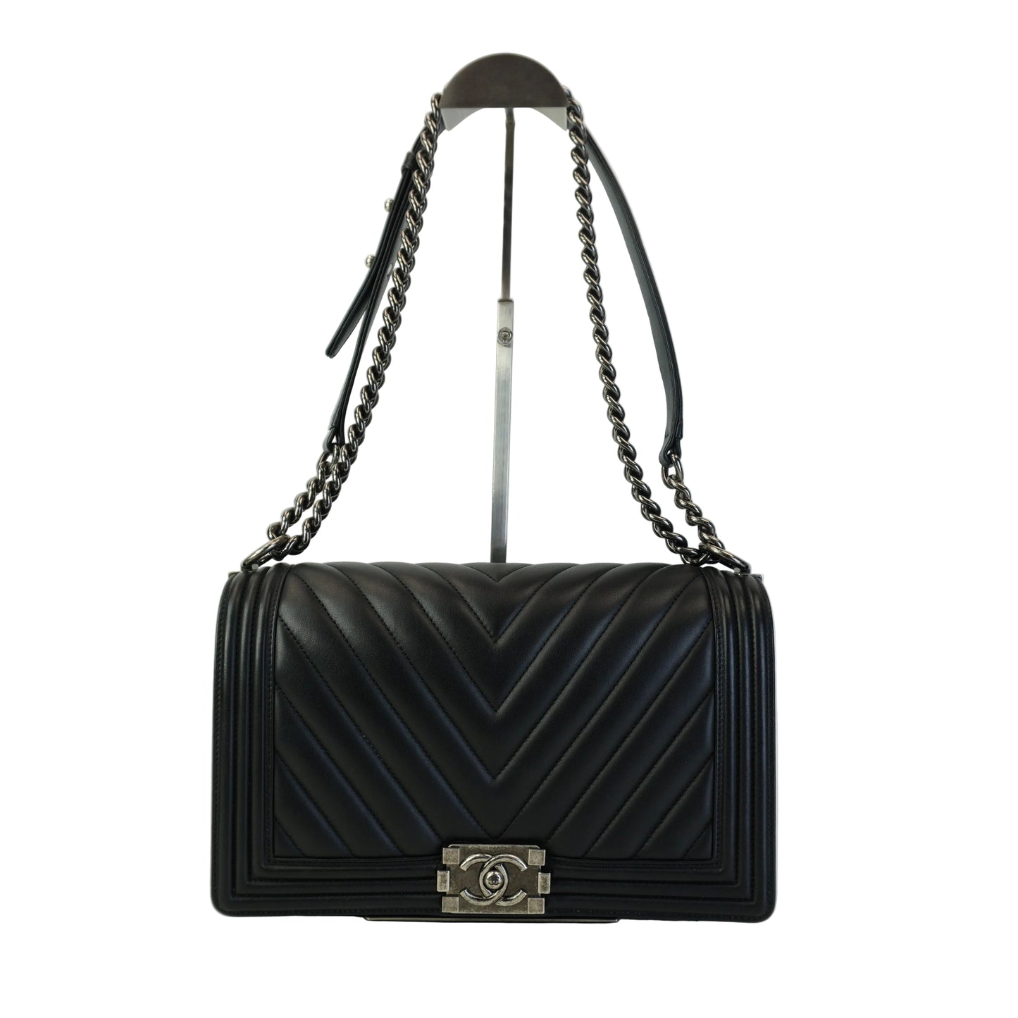 Chanel Leboy Black Bag RHW Medium