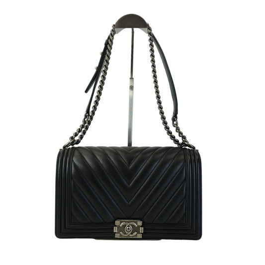 Chanel Leboy Black Bag RHW Medium