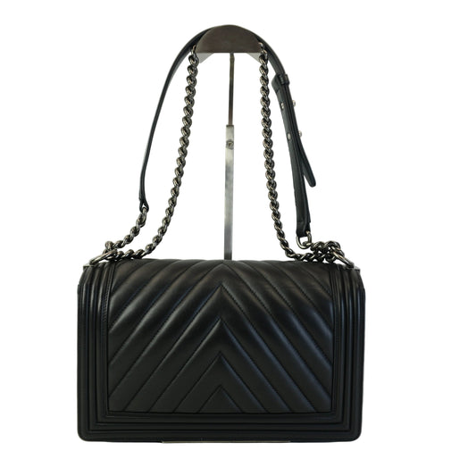 Chanel Leboy Black Bag RHW Medium