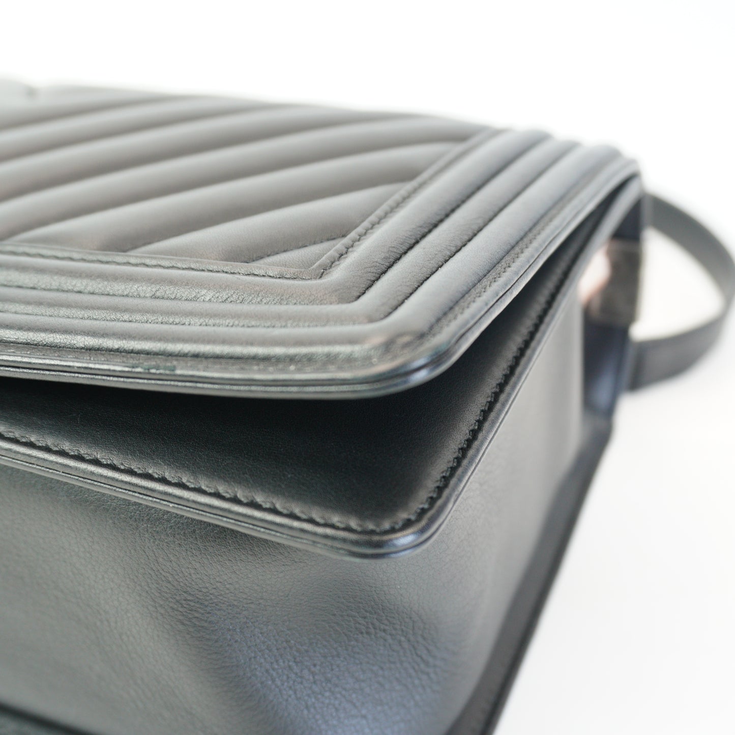 Chanel Leboy Black Bag RHW Medium