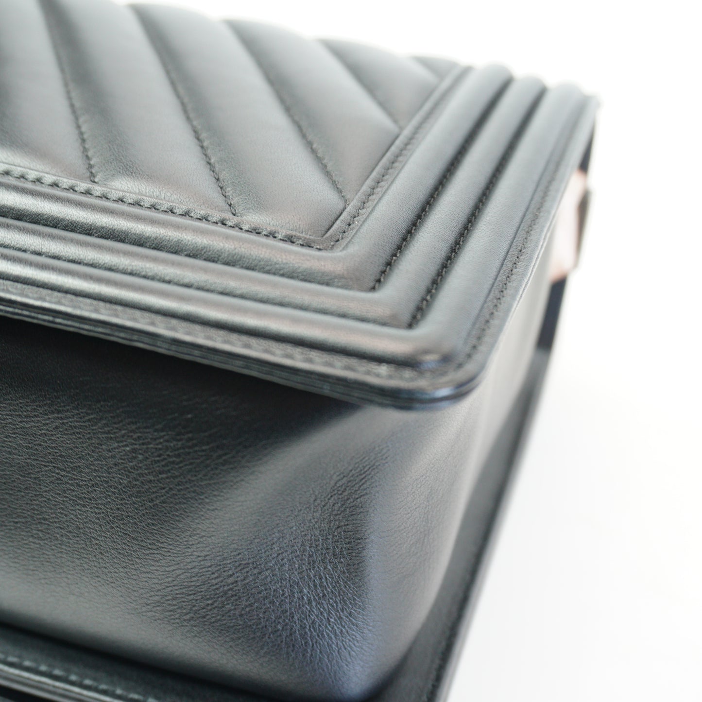 Chanel Leboy Black Bag RHW Medium