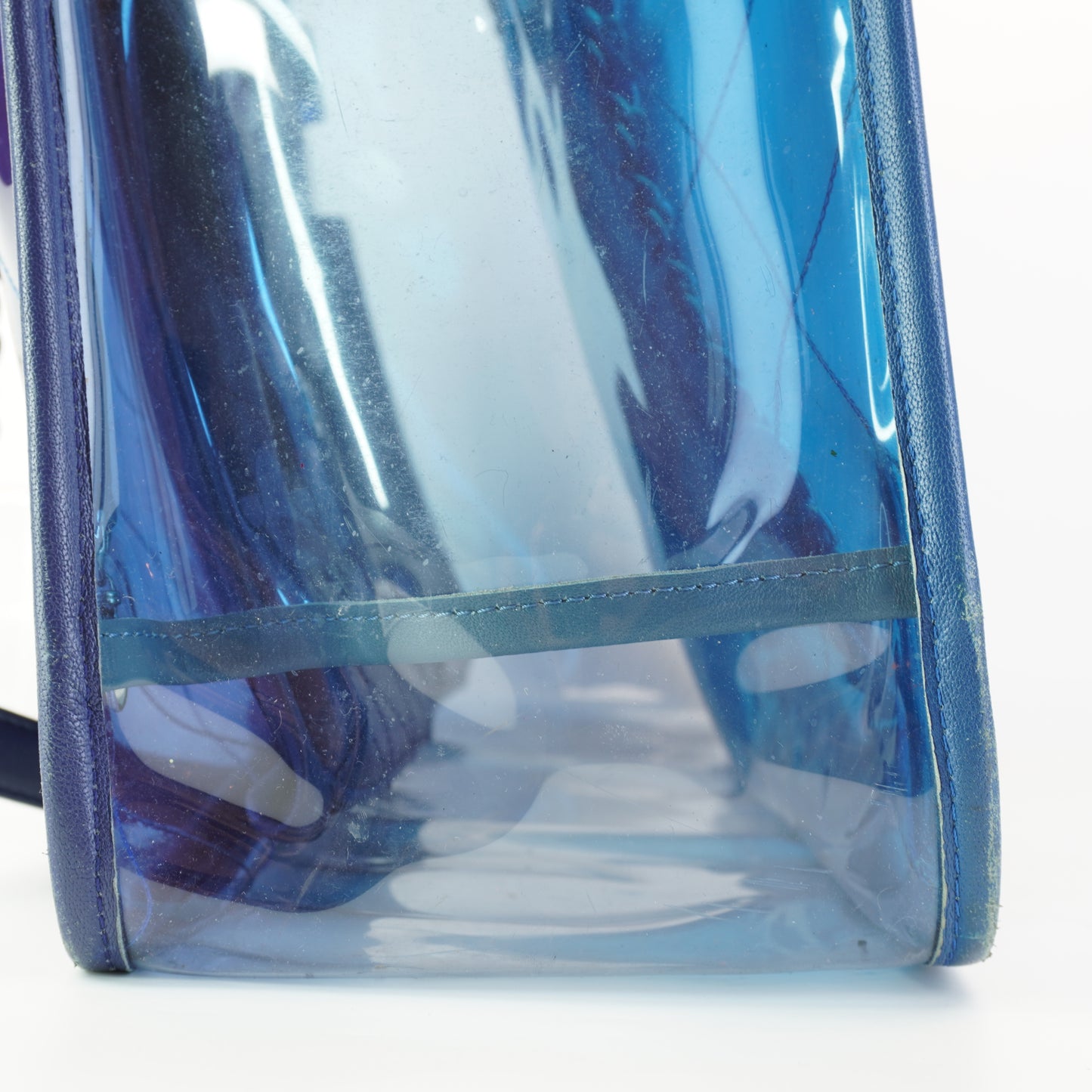 Chanel Coco Splash Shopping PVC Tote Blue